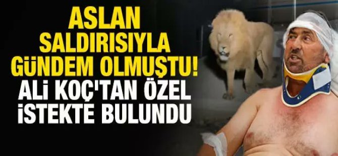 Aslanı korkutmuştu! Ali Koç'tan istekte bulundu!