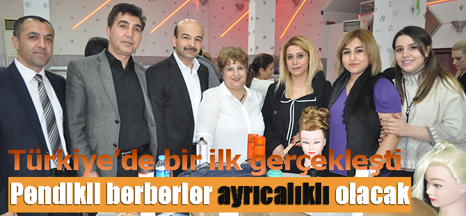Pendik Berberler Odasından kuaförlere ücretsiz topuz eğitimi