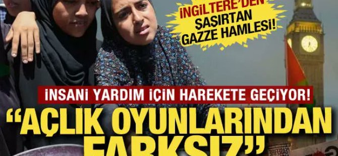İngiltere Gazze için harekete geçti!
