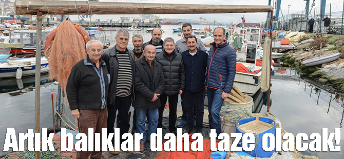 Balıkçılara Sahilde Modern Çarşı