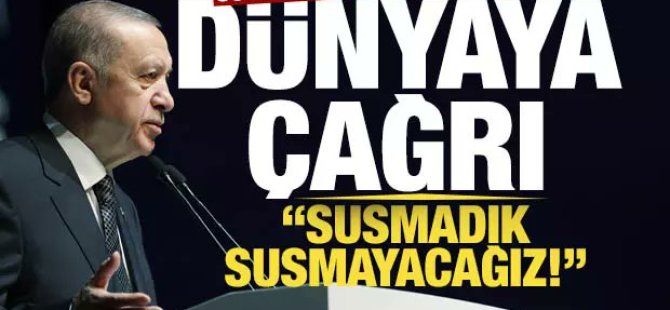 Başkan Erdoğan'dan Gazze açıklaması!