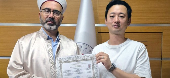 Koreli Changhwan Kim, Pendik’te Müslüman oldu