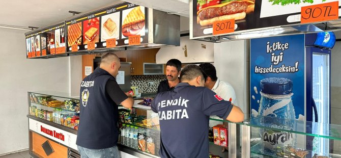 Zabıta'dan okul kantini denetimi