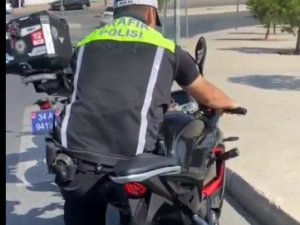 Pendik'te 103 motosiklet trafikten men edildi