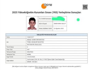 Pendik Spor Lisesi Öğrencisinden büyük başarı!