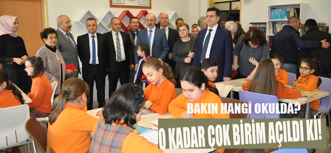 Merkez İlkokuluna 6 yeni birim açıldı