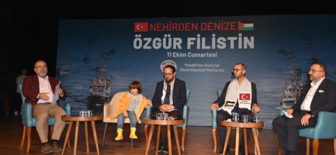 Sumud Filosu Aktivistleri'nden Pendik'te söyleşi