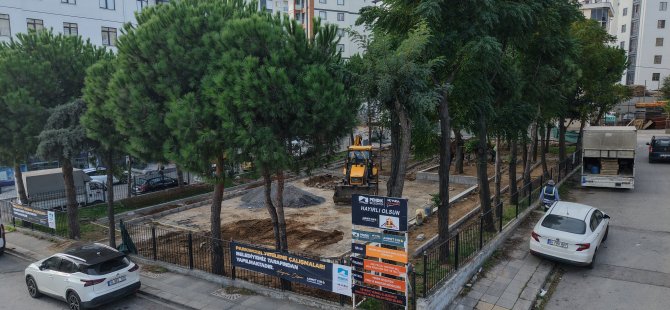 1.000 m2 Alanlı Şehit Murat Çelik Parkı Yenileniyor