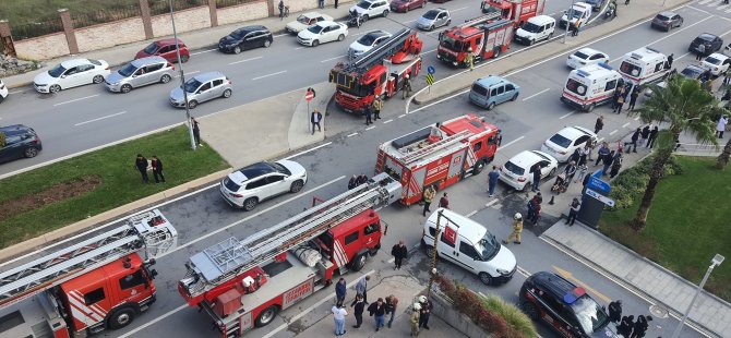 Pendik'te hastanede yangın