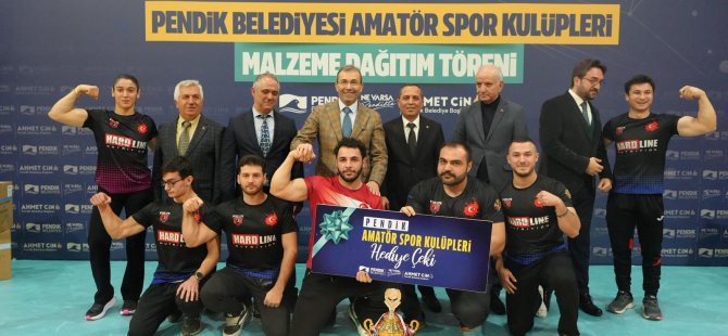 Pendik Belediyesinden 60 Spor Kulübüne Destek