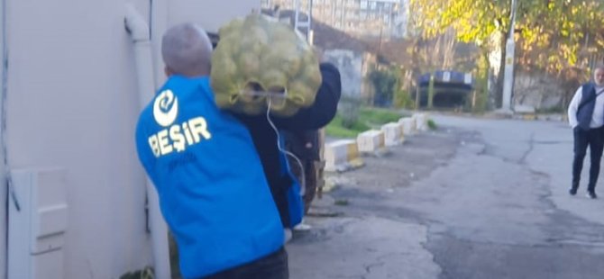 Beşir Derneği'nden Kurtköy'de gıda yardımı