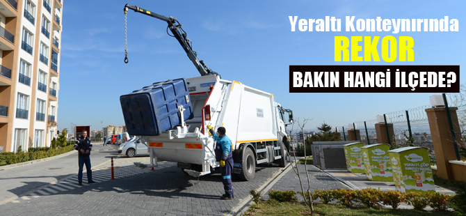 Yeraltı Konteynerinde Rekor Pendik'in