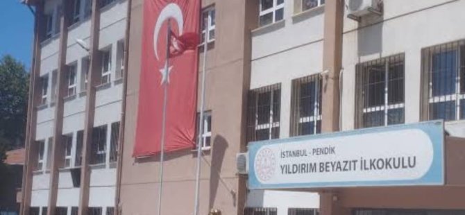 Pendik'te okulda balkon çöktü!