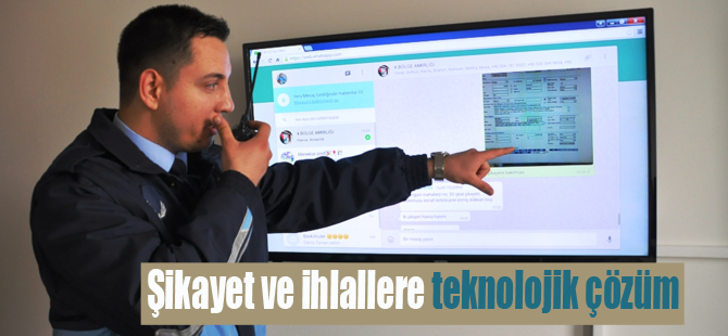 Zabıta artık kırtasiye malzemesi kullanmıyor!