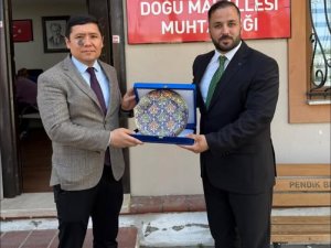 Başkonsolosluğundan Doğu Mahallesi Muhtarlığına ziyaret