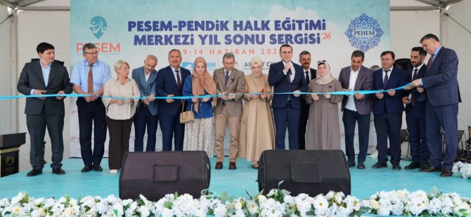 Pendik Halk Eğitimi Merkezi'nden muhteşem yıl sonu sergisi