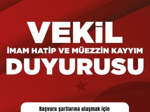 Pendik'te Vekil İmam-Hatip ve Müezzin Kayyım alınacak.. Başvurular nereye yapılacak?