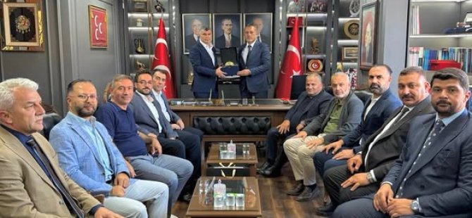 Başkan yardımcılarından MHP Başkanına ziyaret