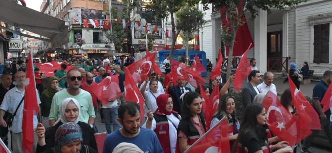 Pendik'te “İrade bizim, zafer bizim” Sloganıyla Yürüdüler