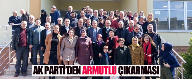 AK Parti Armutlu'da kondisyon depoluyor