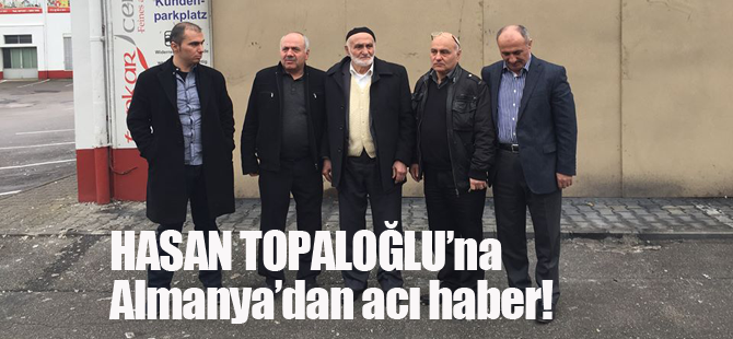 Hasan Topaloğlu'nun ağabeyinin Almanya'daki marketine ırkçı saldırı mi?