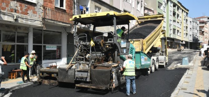 Pendik'te Kapsamlı Asfalt Serimi Başladı