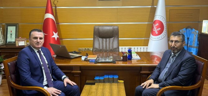 Kaymakamdan Müftü Pehlivan'a ziyaret