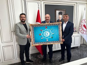 Haydar Göksoy'dan Kaymakam Çakıcı'ya ziyaret