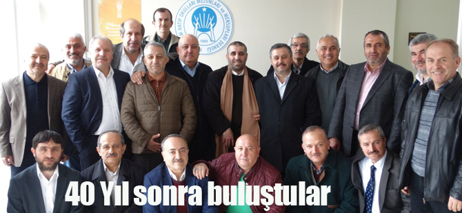 Pendik İmam Hatip Lisesi'nin ilk öğrencileri 40 yıl sonra buluştu