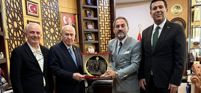 AHİSİAD Başkanı Çam'dan Devlet Bahçeli'ye ziyaret
