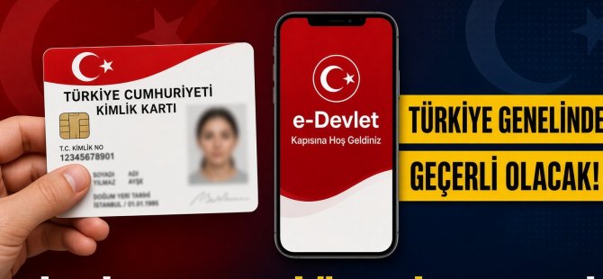 Kimlik kartlarına yeni özellik
