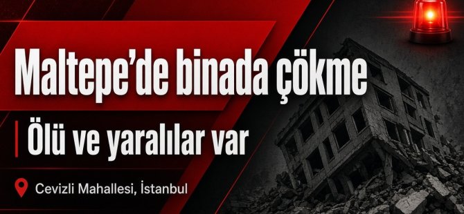 Maltepe'de bina çöktü! ölü ve yaralılar var!