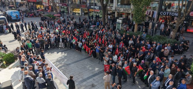 Pendik'te Gazze Soykırımı’nın Yıl Dönümünde Basın Açıklaması Yaptılar