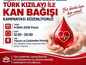 Trabzon ve Çaykaralılar Derneği'nden anlamlı kampanya