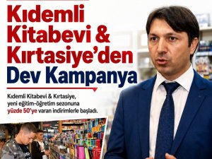 Kıdemli Kitabevi & Kırtasiye'den Dev Kampanya