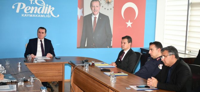 Pendik'te ilçe eğitim güvenliği ve yürütme kurulu toplantısı