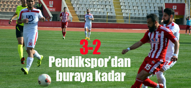 Pendikspor Play Off hayallerine veda etti: 3-2