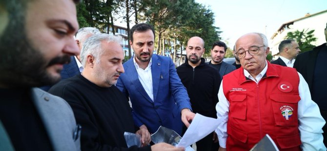 Özdemir, Şile’de selden etkilenen vatandaşlarla buluştu