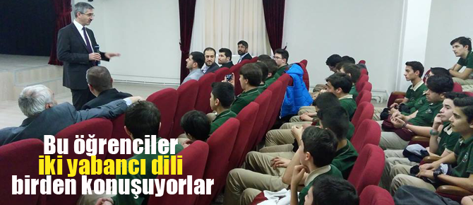 Genel Müdür Yılmaz Ömer Çam'da öğrencilerle Arapça konuştu