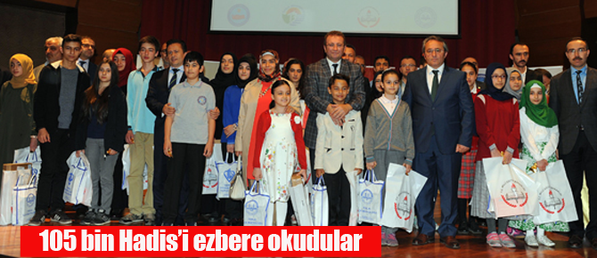 105 bin Hadis-i ezbere okudular