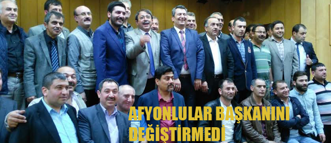 Afyonlular'ın başkanı yeniden Köseer