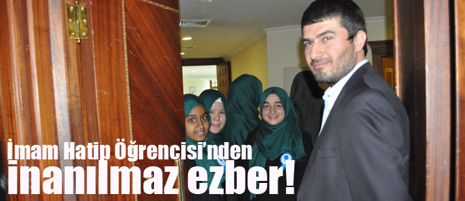 İmam Hatip öğrencisinden inanılması güç bir rekor