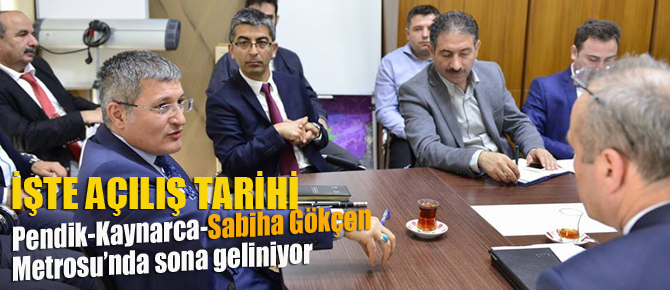 Kaynarca-Sabiha Gökçen metrosu 2018'de hizmete giriyor
