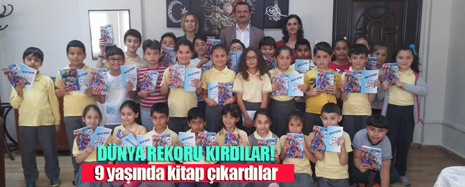 9 yaşındaki ilkokul çocukları kitap yazdı