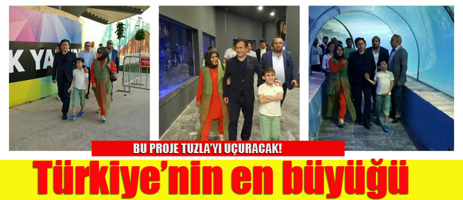 Türkiye'nin en büyük Akvaryumu Tuzla'da hizmete giriyor
