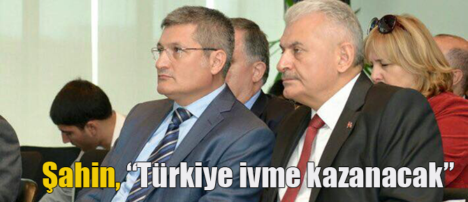 Şahin'den Bİnali Yıldırım'a kutlama