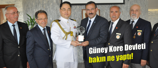 Güney Kore'den gazi torunlarına anlamlı jest