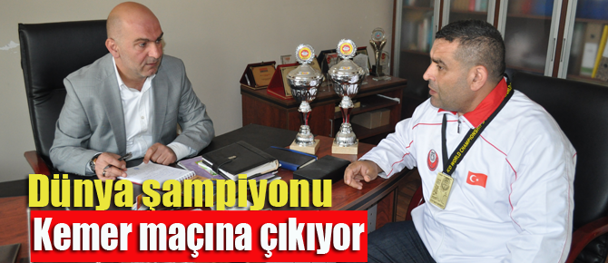 Pendikli şampiyon Almanya'da kemer maçına çıkıyor