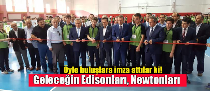 Geleceğin bilim adamları buluşlarını sergiledi