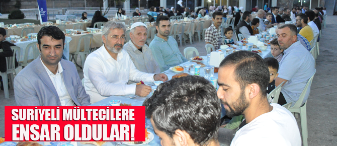 Ensar Vakfı’ndan Suriyeli ailelere iftar